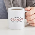 thumbnail image 6 of CafePress - GRANDPA Of TWINS Mug - 11 oz Ceramic Mug - Novelty Coffee Tea Cup, 6 of 6