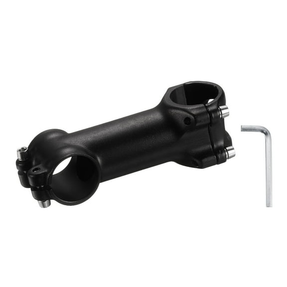 uxcell 31.8mm Bike Stem 7 Degree 90mm Aluminum Alloy Bicycle Handlebar Stem with Hex Wrench for Mountain Bike BMX MTB Cycling, Black