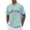 Mint Green, variant on New York Graphic Tees for Men 2026 Summer Casual Short Raglan Sleeve Crewneck T Shirts Streetwear