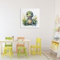 thumbnail image 3 of Stupell Industries Contemporary Crafty Dino & Foliage Canvas Art, 24 x 24, by Steve Hunziker, 3 of 8