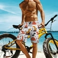thumbnail image 4 of NICKSUN Men's Swim Trunks, Cute Print Quick Dry Summer Board Beach Shorts with Mesh Lining and Pockets, 4 of 6
