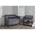 Dream On Me Ashton Convertible 5in1 Crib, Indigo