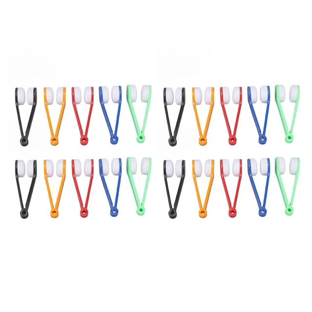 Clip de Limpiador Spectacle, Tweezer Mini Spectacle Cleaner Soft Hanging Hole Portable 20pcs Tracs sin Trabajo para el Trabajo para gafas de sol