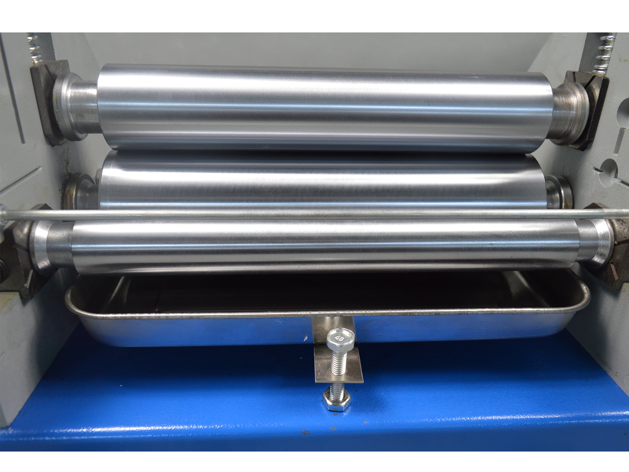 INTBUYING 10.6inch Electric Glue Coating Machine Automatic White Emulsion Gluing Machine for Paper Leather Cardboard 110V