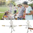 thumbnail image 2 of Black Friday Funny Stainless Steel Bbq compatiblek, Funny Bbq compatiblek, Marshmallow Grill Stick With Wooden Handle, Campfire Bbq Accessories, Campf, 2 of 5