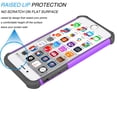 thumbnail image 3 of Njjex Phone Case For 5.5" iPhone 8 Plus / iPhone 7 Plus, Njjex 2-Piece Shockproof Rugged Rubber Plastic Hard Case Cover For iPhone 8 Plus (2017) / iPhone 7 Plus (2016) -Purple, 3 of 6