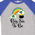 thumbnail image 4 of Inktastic Big Sis to Be Irish St Patricks Sister Girls Toddler T-Shirt, 4 of 5