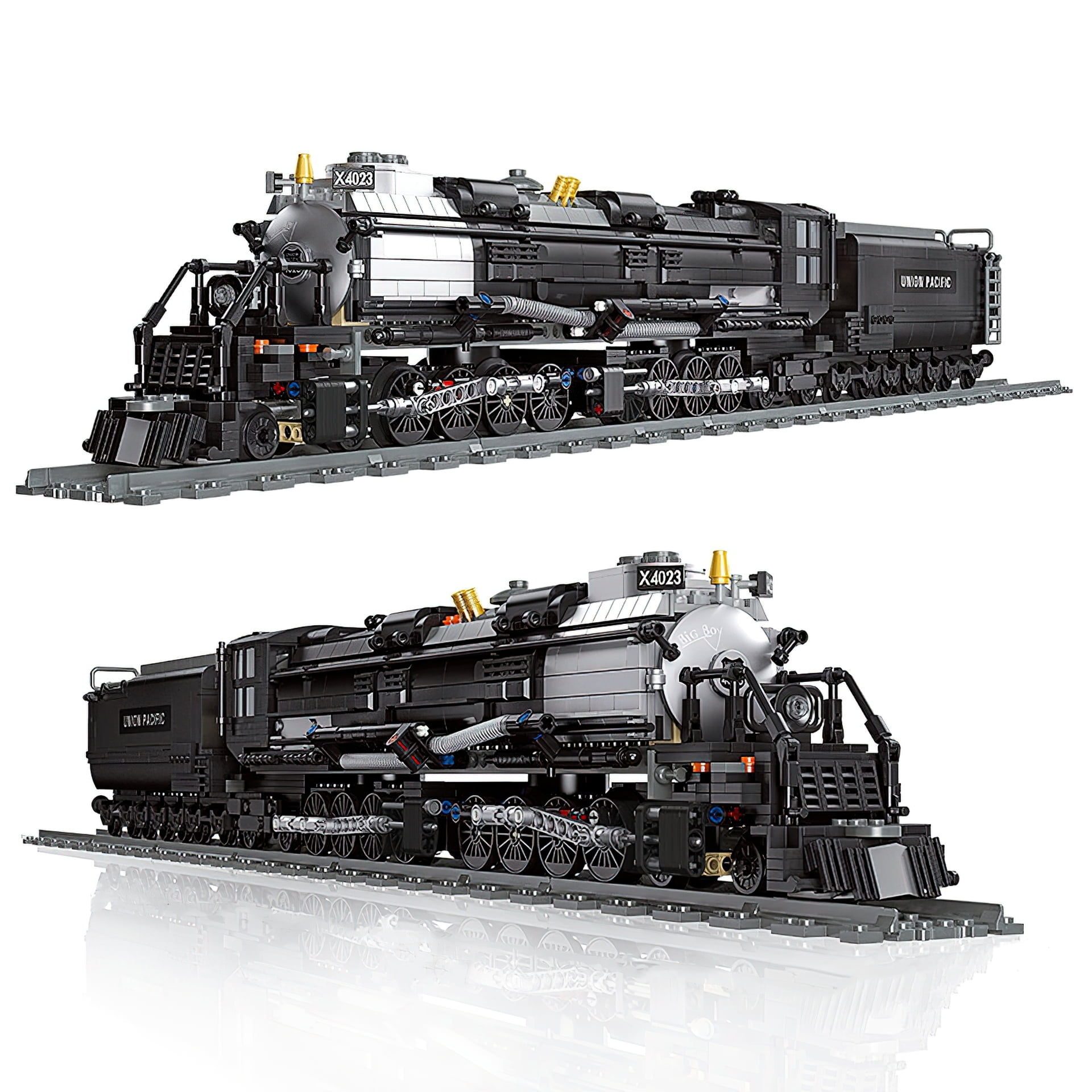 HI-Reeke Train Building Block Set Big Boy Locomotive Toy for Adult - Walmart.com