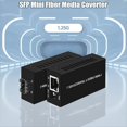 thumbnail image 3 of Transceptor de Fibra Óptica Rj45 Gigabit Sfp Monomodo Fibra Única 1,25g 100/1000m Transceptor de Fibra Óptica Enchufe Estadounidense, 3 of 5