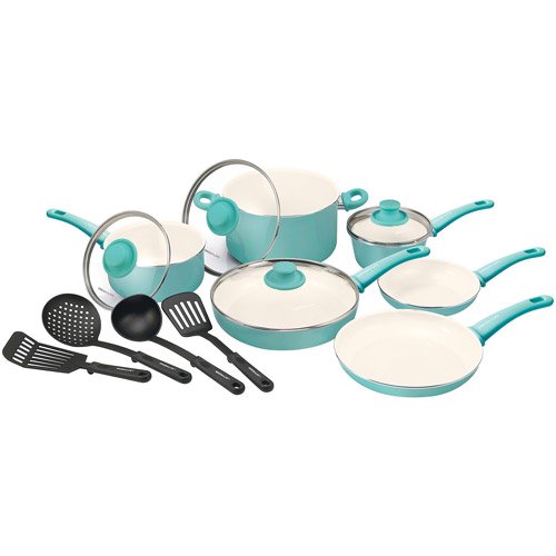 GreenLife Soft Grip 14Piece Cookware Set