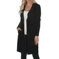 thumbnail image 2 of White Mark Women's Hooded Cardigan, 2 of 4