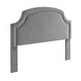 thumbnail image 1 of Linon Tête de Lit Rembourrée en Gris pour la Régence Full/Queen, 1 of 2