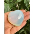 thumbnail image 5 of Opalite Gemstone Hearts, Polished Opalite Puffy Hearts, Opalite Palm Stone, Opalite Heart (10 Hearts）, 5 of 9