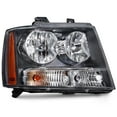 thumbnail image 2 of EPIC LIGHTING OE Style Halogen Headlight Black Bezel Assembly Replacement for CHEVROLET 07-13 AVALANCHE 07-14 SUBURBAN 1500 07-14 TAHOE 08-14 TAHOE HYBRID [ GM2503263 20760579 ] Right Passenger Side, 2 of 3