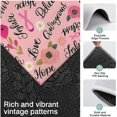 thumbnail image 3 of Pink Breast Cancer and Pioneer Flower Kitchen Rugs Sets Of 3,Kitchen Runner Rugs Non Skid Washable,Decorative Kitchen Floor Mats for Kitchen,Sink,Laundry,17"x30"+ 17"x47" + 17"x59", 3 of 6