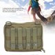 thumbnail image 2 of Riñonera militar para hombres y mujeres, bolsa táctica de combate Molle de gran capacidad, riñonera multiusos, bolso de mano para acampar, senderismo [verde militar], 2 of 5