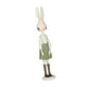 thumbnail image 5 of Estatua de niña conejo Figura de niña conejo Escultura decorativa moderna de escritorio para Verde, 5 of 9