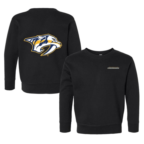 Toddler Chad & Jake Black Nashville Predators Pullover Sweatshirt