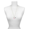 thumbnail image 3 of Delight Jewelry Crystal Hot Blue Channel Drop - Light Pink Heart Nurse Strong Zoe Necklace, 3 of 4