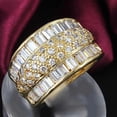 thumbnail image 2 of Regal Baguette And CZ Statement Band Ring, 2 of 2