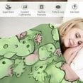 thumbnail image 3 of ARISTURING Cute Frog Blanket for Girls Boys Women Frog Gifts for Frog Lovers Lightweight Frog Print Flannel Throw Blanket for Kids, 3 of 6