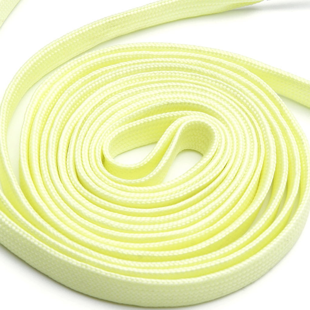Luminous Reflective stretch Lazy color round elastic Shoe Laces 100cm 