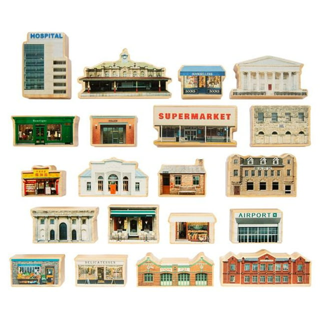 Learning Advantage CTUFF473 Ma Petite Ville&44; Multi Couleur - Lot de 20