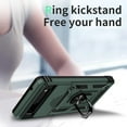 thumbnail image 5 of for Google Pixel 8A Case with Camera Lens Cover HD Screen Protector, 10 FT Military Grade Drop Protection, Magnetic Ring Holder Kickstand Protective Phone Case, Pine Green, 5 of 13