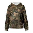 thumbnail image 4 of Staki Camo Hoodie Girls Girl's Camo Hoodies Long Sleeve Oversized Sweatshirts Hoodie Pullovers Streetwear Trendy 2-3T 4-5T 5-7T 8-10T 11-12T(Army Green,11-12 Years), 4 of 5