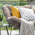 thumbnail image 6 of Outdoor Rocking Chair Cushions 6.3" Thick, Waterproof Papasan Chair Cushion, Fade-Resistant Patio Egg Lounge Chair Cushions for Indoor Outdoor Garden, Porch, Balcony, 6 of 7