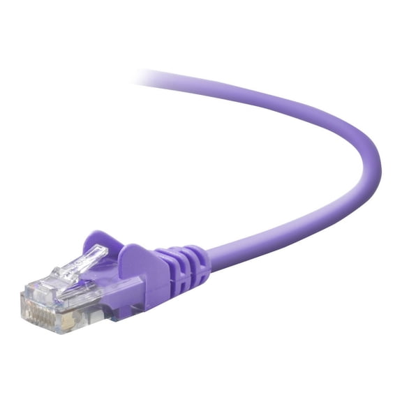 Belkin - Crossover cable - RJ-45 (M) to RJ-45 (M) - 6 ft - UTP - CAT 5e - snagless - purple