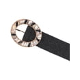 thumbnail image 3 of CTM One Size Raffia Stretch Belt with SeaShell Buckle (Women), 3 of 3