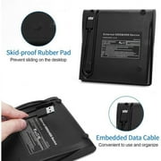 External DVD Drive, USB 3.0 CD Burner CD/DVD +/-RW Optical Drive, Slim Portable DVD CD ROM Rewriter Writer Duplicator for Laptop Desktop PC Windows 10/8/7 MacBook