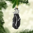thumbnail image 6 of Personalized Golf Bag Christmas Ornaments Gift for Golf Lover Custom Golf Bag Ornament Ornament for Christmas Tree Hanging Gifts Golf Gifts for Men Dad Golf Cart Ornament (GCO14) - 3291 (Blue), 6 of 7