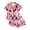 7-Pink, variant on JAJAHO Halloween Pajamas Women 2 Piece Pj Set Spooky Season Matching Button Shirt With Shorts