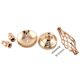 thumbnail image 2 of Candleholder de hierro con candelabros del hotel restaurante ornamental Ceremonia Ceremonia Partes Centerepes Candlestick S 2 piezas Inevent HA010588-01, 2 of 6