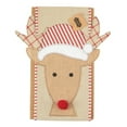 thumbnail image 1 of Mud Pie Christmas Ticking Pillow Wraps (Reindeer Pillow Wrap), 1 of 1
