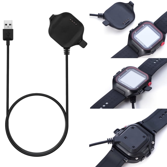 Cargador FitTurn compatible con Garmin Forerunner 25 Large