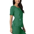 thumbnail image 4 of Adar Universal Women's Scrub Set - V-neck Scrub Top and Elastic Pull-On Scrub Pants, 4 of 8