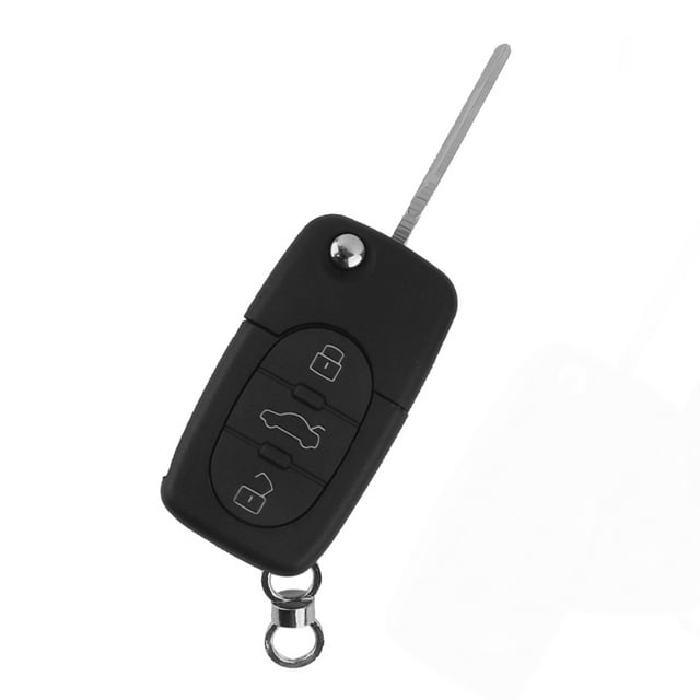 DYNWAVECA 3 Button Pad Folding Flip Entry Key Remote Case For A3 A4 A6 A8