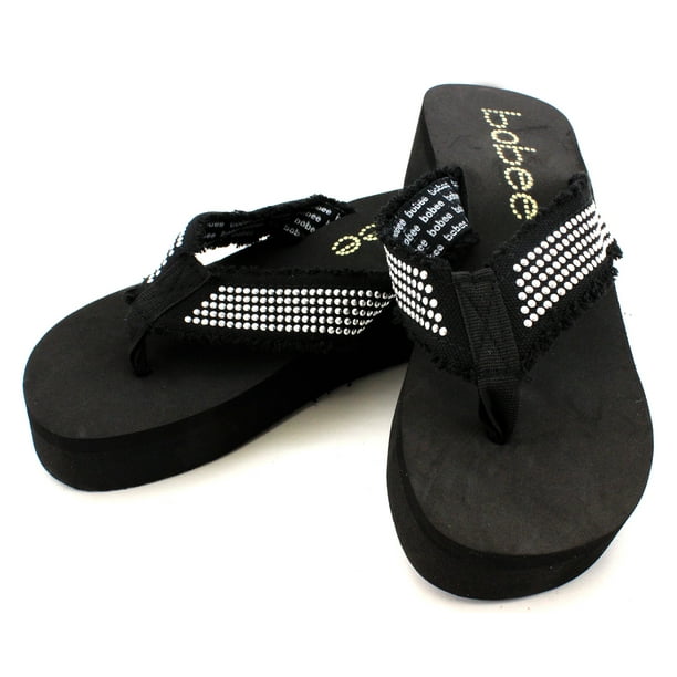 beach platform flip flops