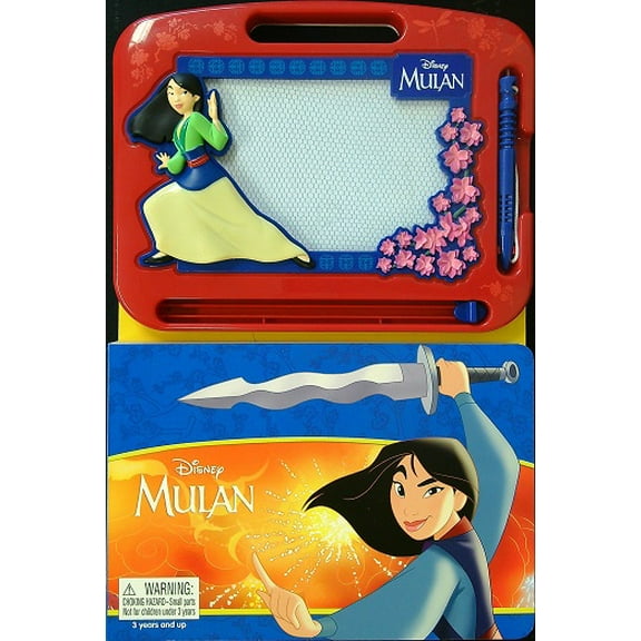 Disney Mulan Storybook and Magnetic Drawing Kit