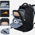 thumbnail image 3 of Mochila de viaje para portátil EMPSIGN, 17,3 pulgadas, 45 L, USB, negra, 3 of 7