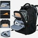 thumbnail image 3 of Mochila de viaje para portátil EMPSIGN, 17,3 pulgadas, 45 L, USB, negra, 3 of 7
