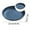 Navy Blue, variant on Yoloke Wheat Straw Plates, Unbreakable Deep Dinner Plates, Plastic Plates Reusable, Assorted Colors Dinnerware Sets, Microwave & Dishwasher Safe, Healthy for Kids & Adult