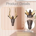 thumbnail image 4 of Figura decorativa de resina con cabeza de animal para pared, colección decorativa de cabeza de antílope para interiores bronce, 4 of 4