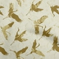 thumbnail image 1 of oneOone Polyester Spandex Dark Olive Green Fabric Asian Japanese Bird Sewing Fabric By The Yard Printed Diy Clothing Sewing Supplies 56 Inch Wide, 1 of 5