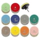 thumbnail image 1 of 11Pcs 3inch Wet Diamond Polishing Pads Set 50 to 3000 Grit Hook and Loop Backing Sanding for Concre, 1 of 5