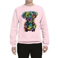 thumbnail image 3 of Wild Bobby, Dean Russo Unconditional Loyalty Dog Lover Unisex Crewneck Graphic Sweatshirt, Light Pink, Small, 3 of 6