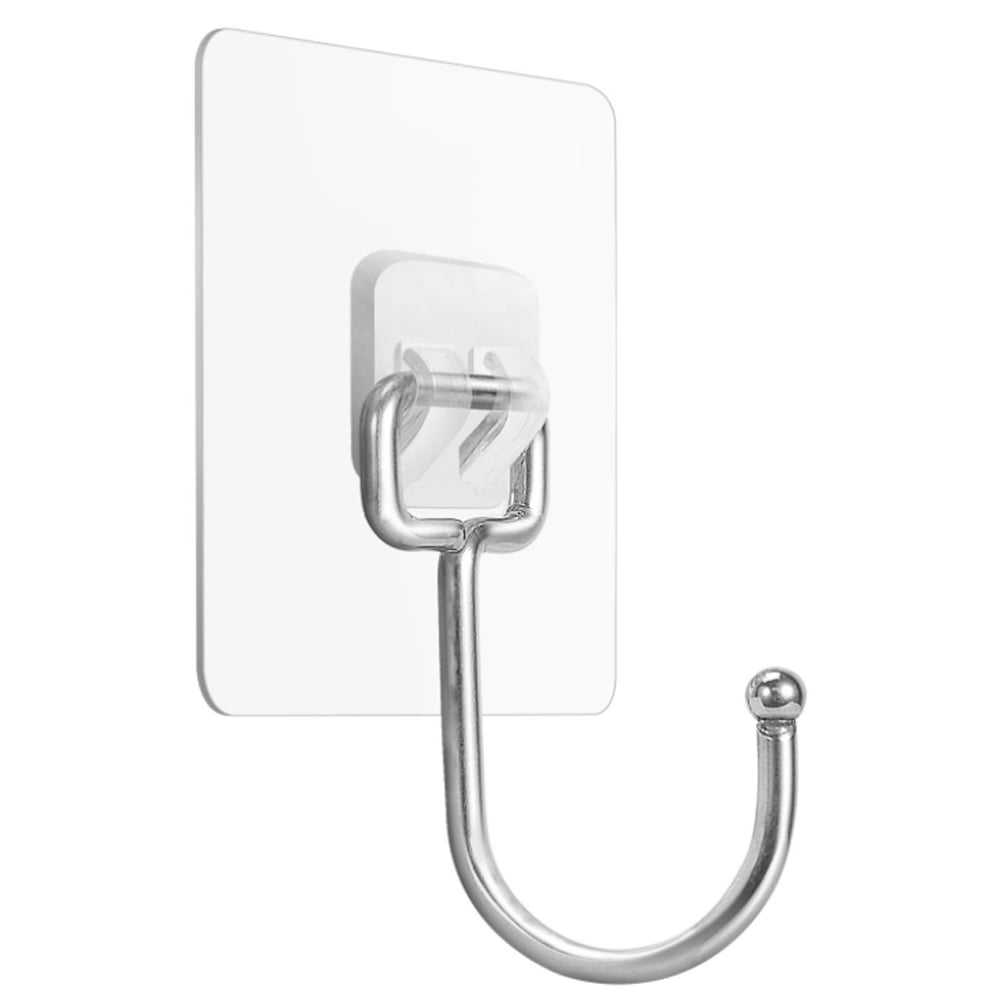 Skycarper Wall Hooks for Hanging, Heavy Duty Self Adhesive Hooks